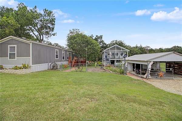 1.72 Acres of Land with Home for Sale in Caldwell, Texas