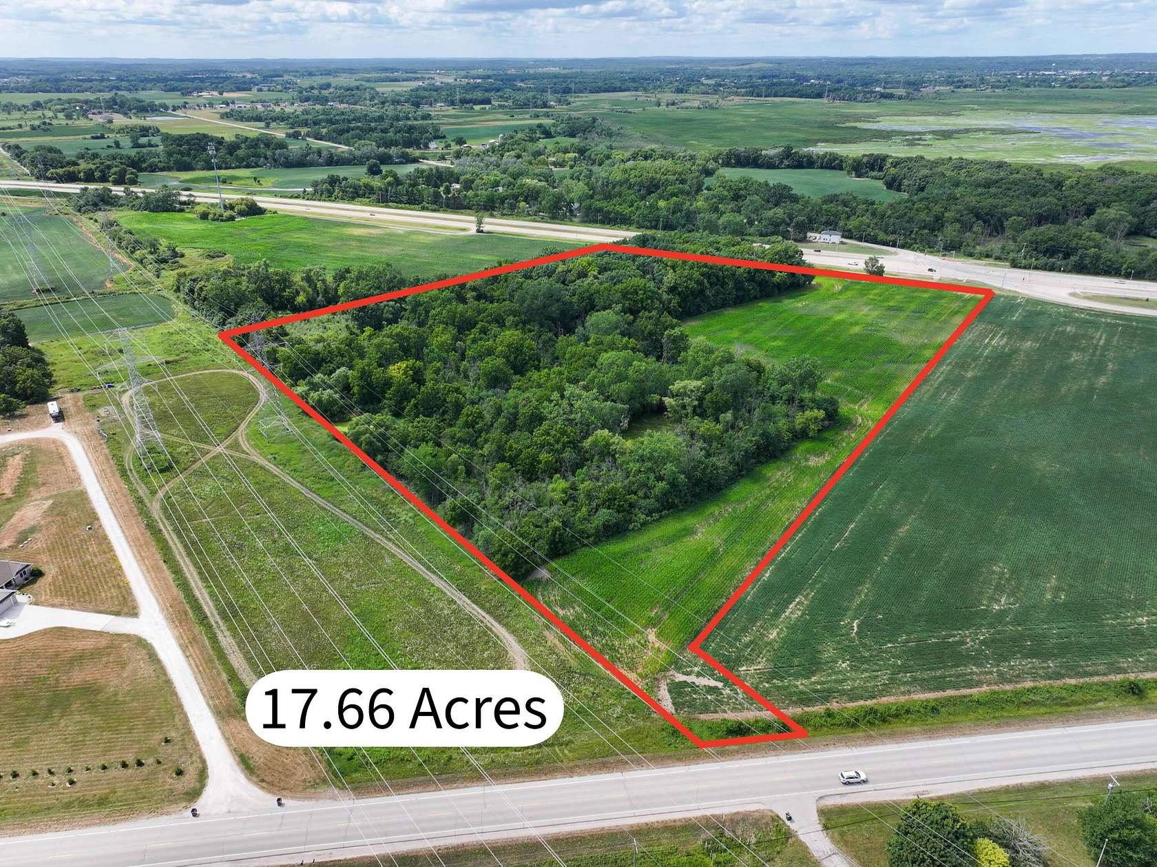 17.7 Acres of Commercial Land for Sale in Muskego, Wisconsin