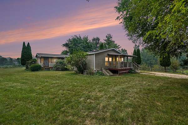 5 Acres of Land with Home for Sale in Hesperia, Michigan