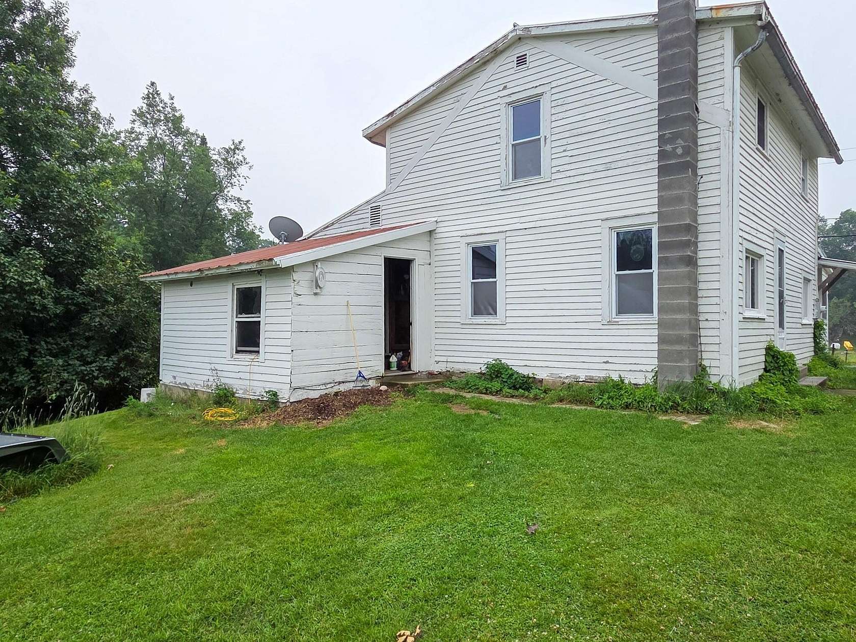 6.9 Acres of Land with Home for Sale in North Bangor, New York