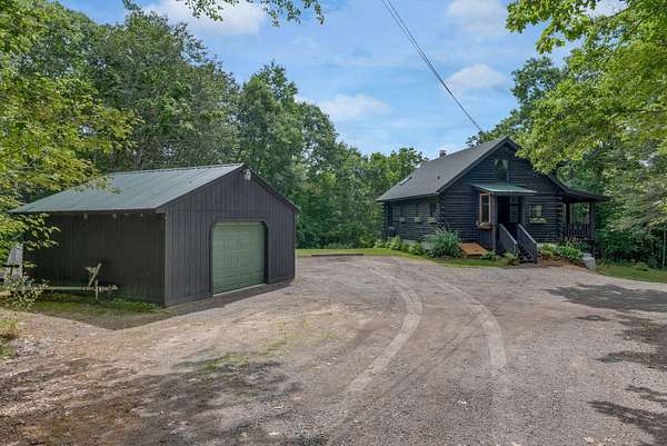 12 Acres of Recreational Land with Home for Sale in West Gardiner Town, Maine