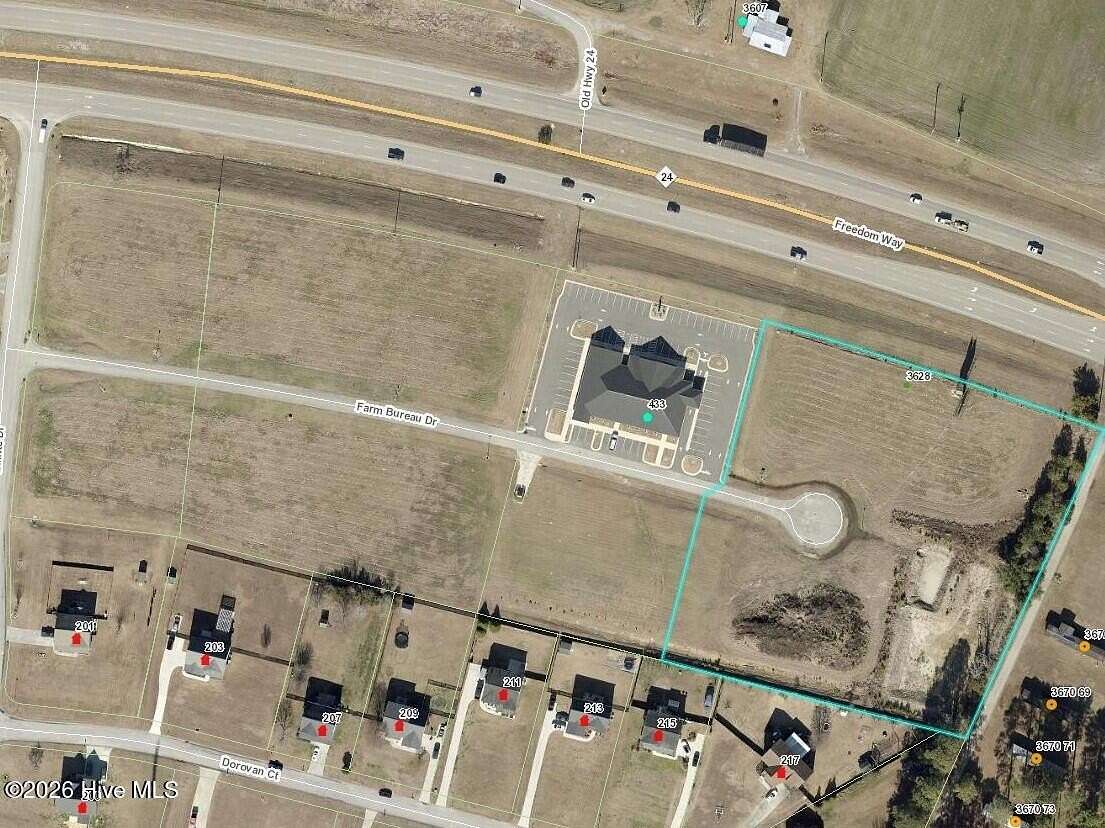 3.77 Acres of Mixed-Use Land for Sale in Hubert, North Carolina