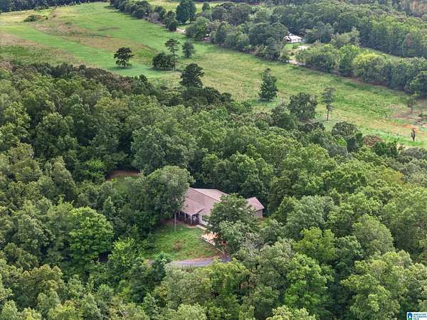 6.8 Acres of Land with Home for Sale in Jacksonville, Alabama