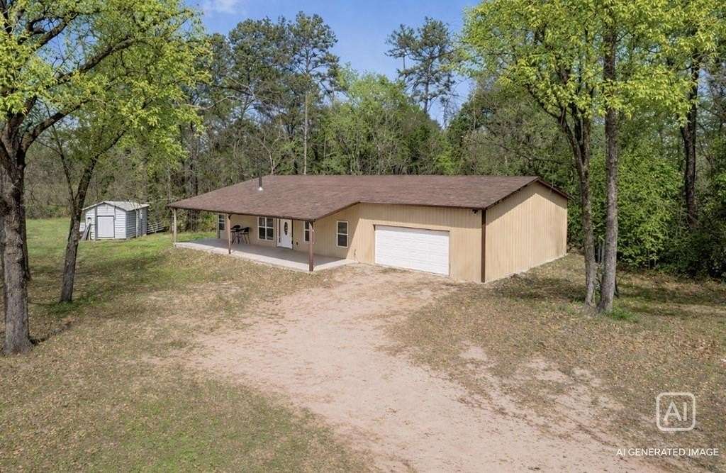 10 Acres of Land with Home for Sale in Groveton, Texas