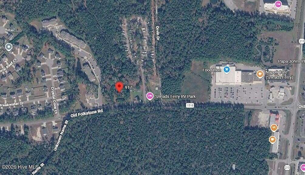 16.8 Acres of Land for Sale in Sneads Ferry, North Carolina