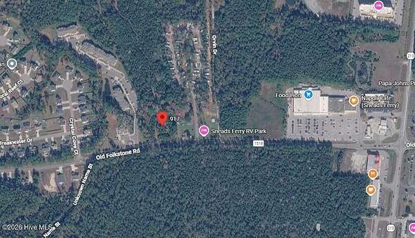 16.8 Acres of Land for Sale in Sneads Ferry, North Carolina