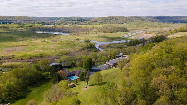 9.5 Acres of Land with Home for Sale in La Crescent, Minnesota