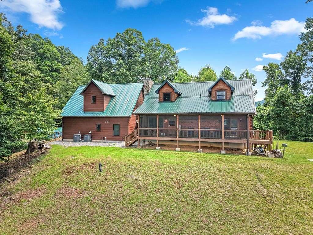 10.7 Acres of Land with Home for Sale in Franklin, North Carolina
