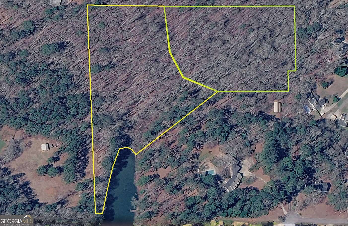 5.15 Acres of Residential Land for Sale in Sharpsburg, Georgia