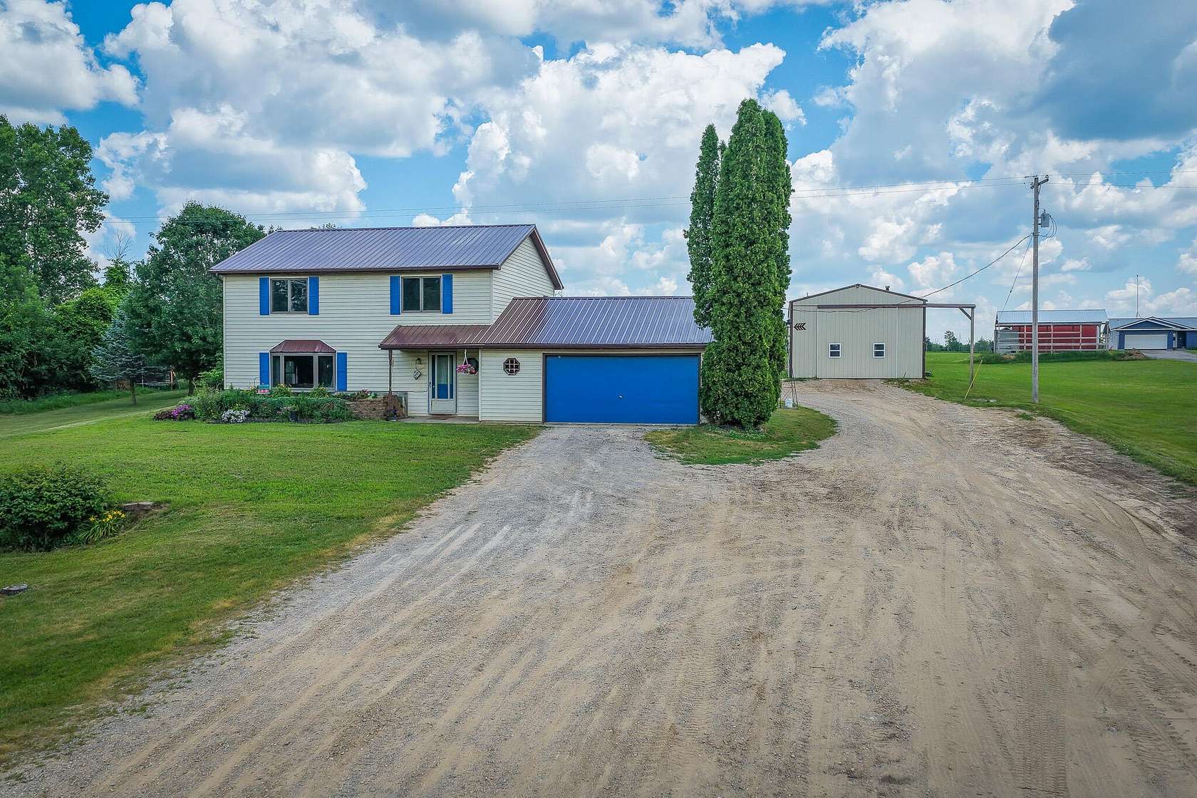 4 Acres of Land with Home for Sale in Clare, Michigan