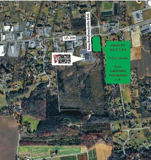 3 Acres of Commercial Land for Sale in Chestnuthill Township, Pennsylvania