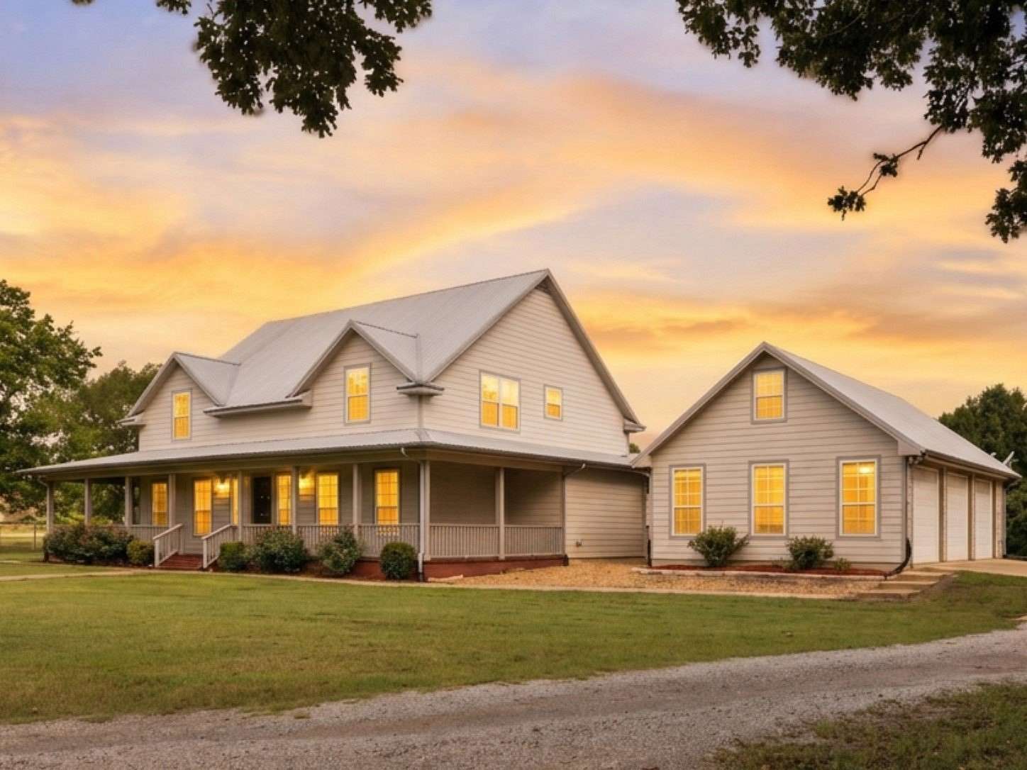 2.33 Acres of Land with Home for Sale in Streetman, Texas