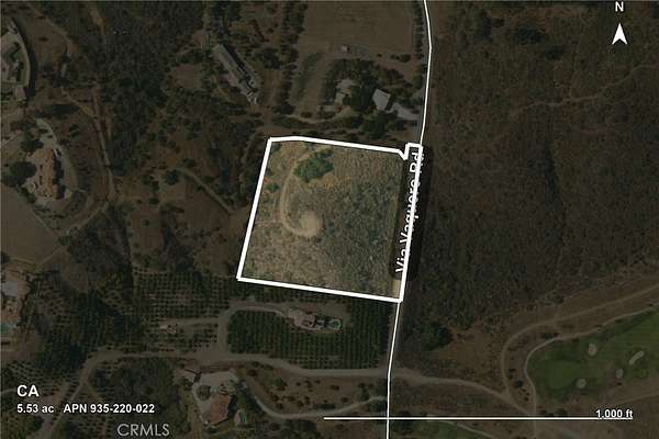 4.84 Acres of Residential Land for Sale in Temecula, California