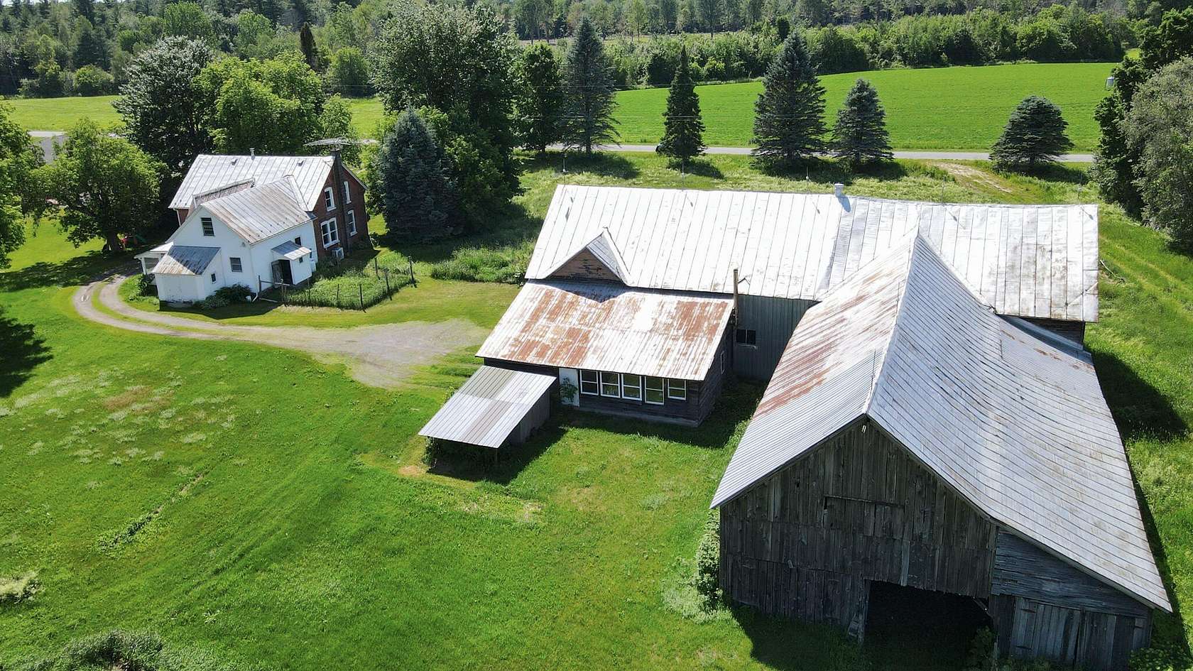 123 Acres of Agricultural Land with Home for Sale in Mooers Forks, New York