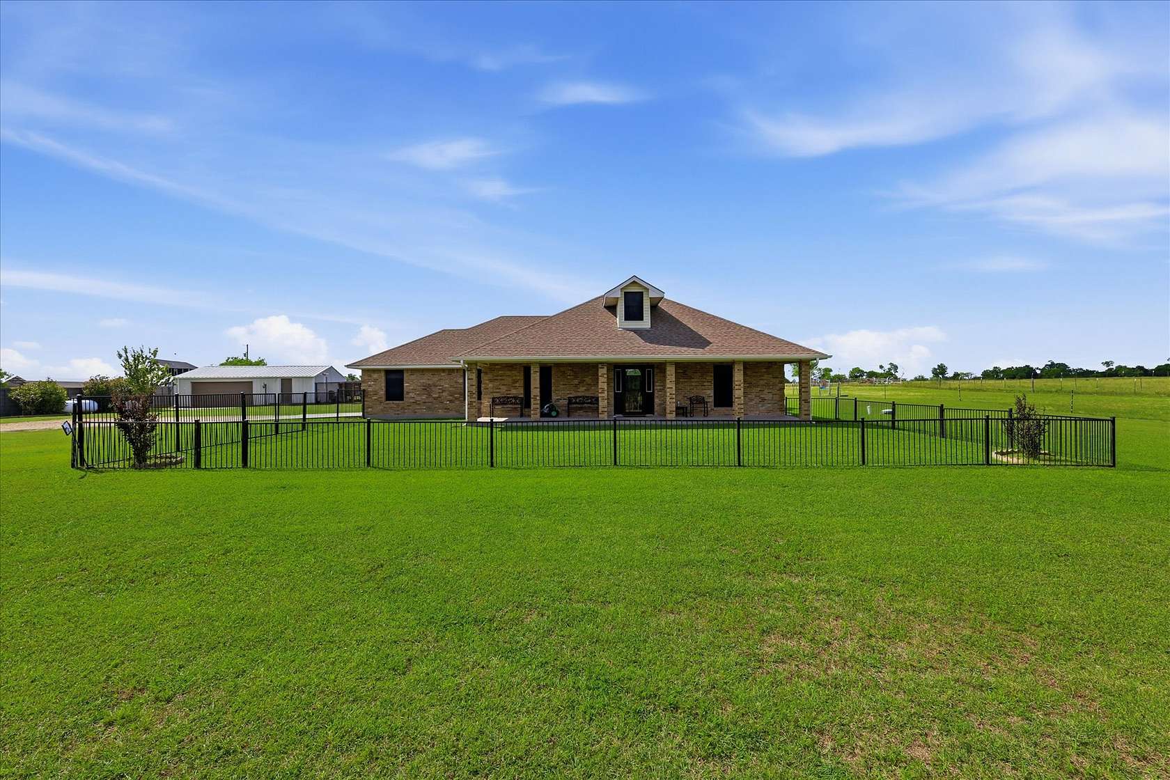 10 Acres of Land with Home for Sale in Terrell, Texas
