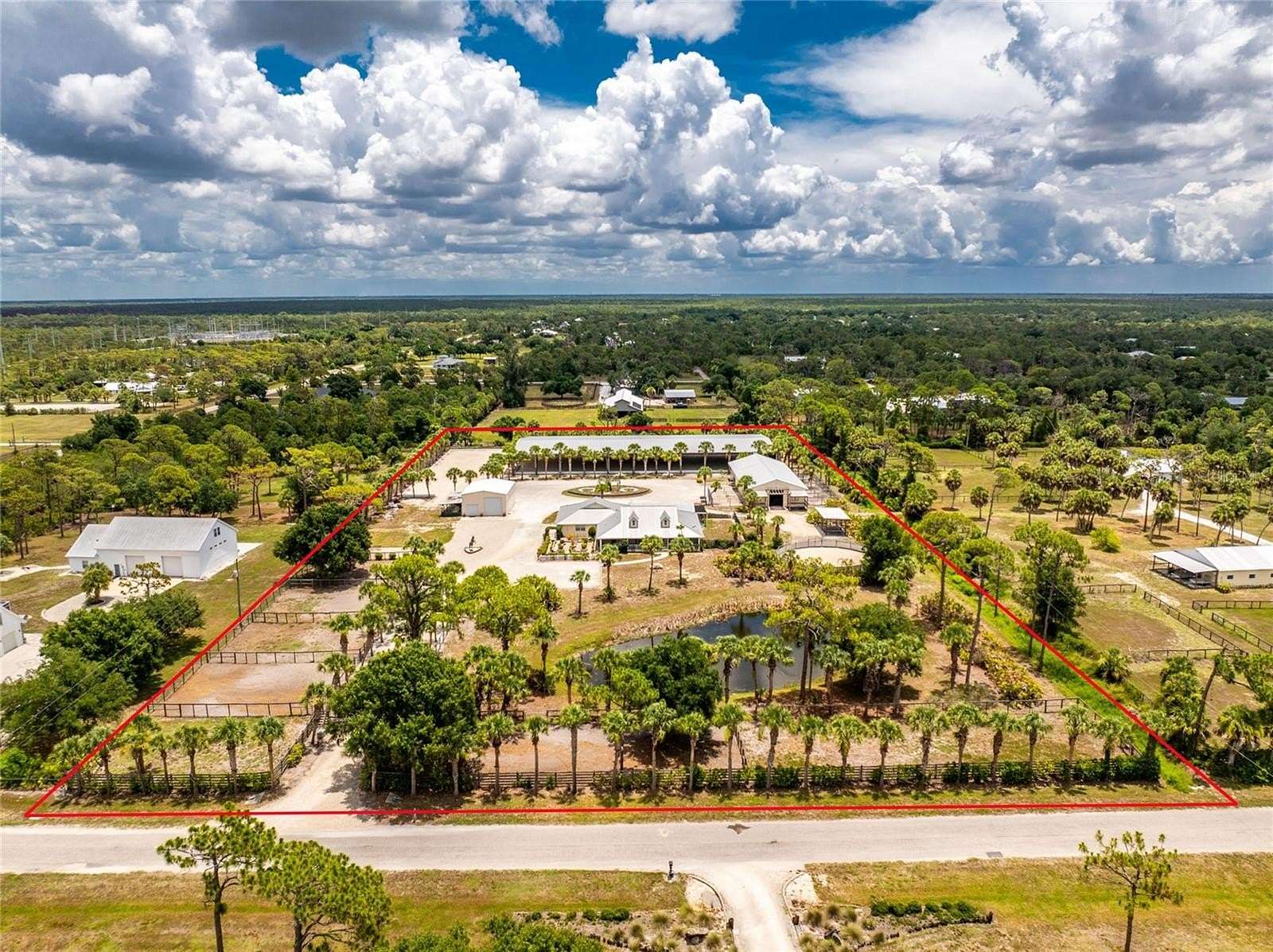 5 Acres of Land with Home for Sale in Englewood, Florida