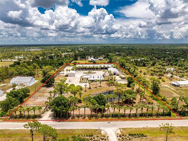 5 Acres of Land with Home for Sale in Englewood, Florida