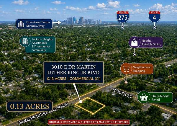 0.13 Acres of Commercial Land for Sale in Tampa, Florida