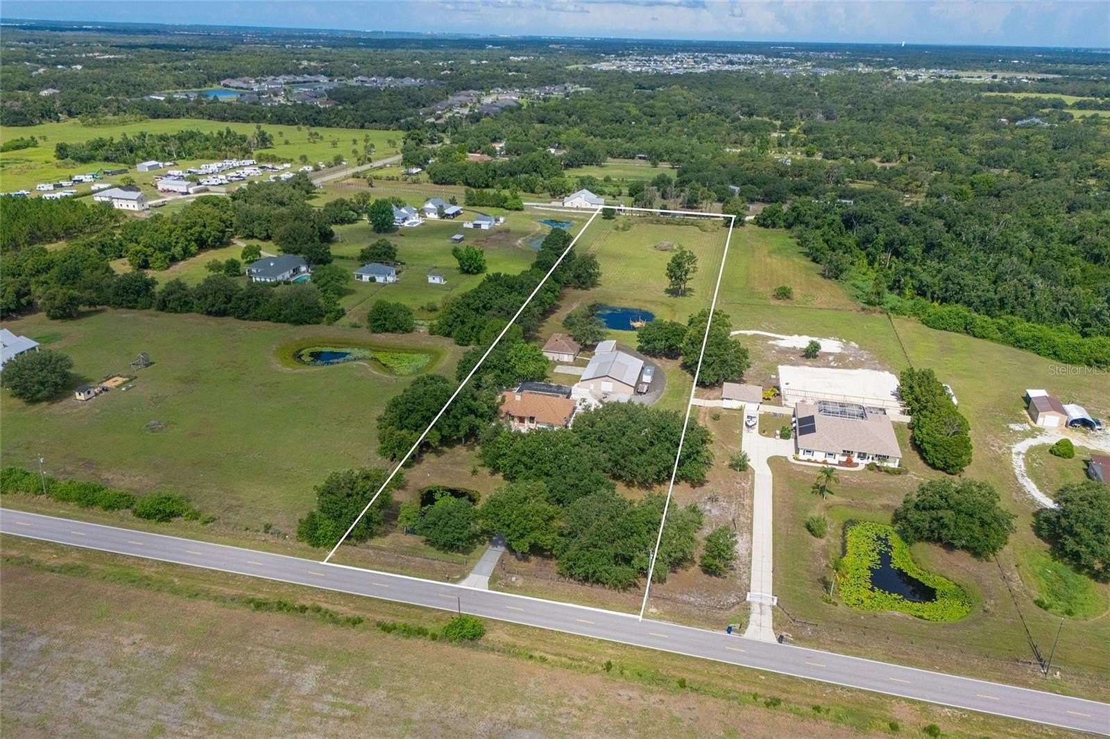 5 Acres of Land with Home for Sale in Parrish, Florida