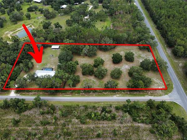 5 Acres of Land with Home for Sale in Cross City, Florida
