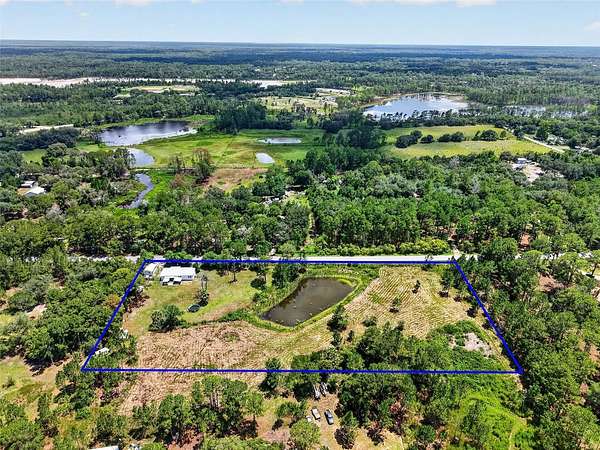 4.62 Acres of Land with Home for Sale in DeLand, Florida