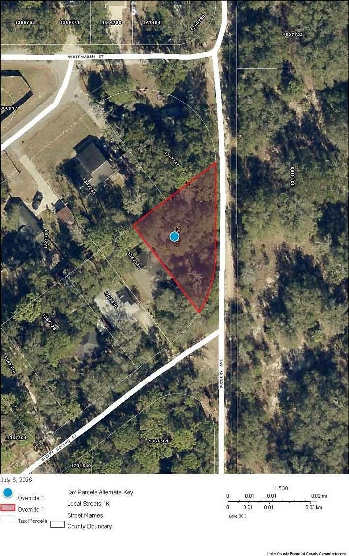 0.22 Acres of Residential Land for Sale in Mount Plymouth, Florida