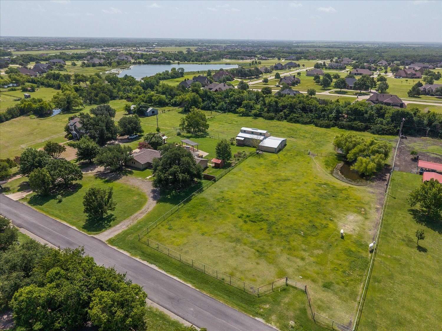 3.38 Acres of Land with Home for Sale in McLendon-Chisholm, Texas