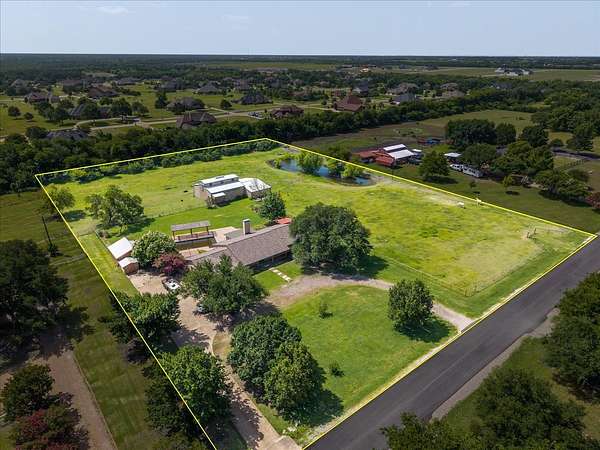 3.38 Acres of Land with Home for Sale in McLendon-Chisholm, Texas