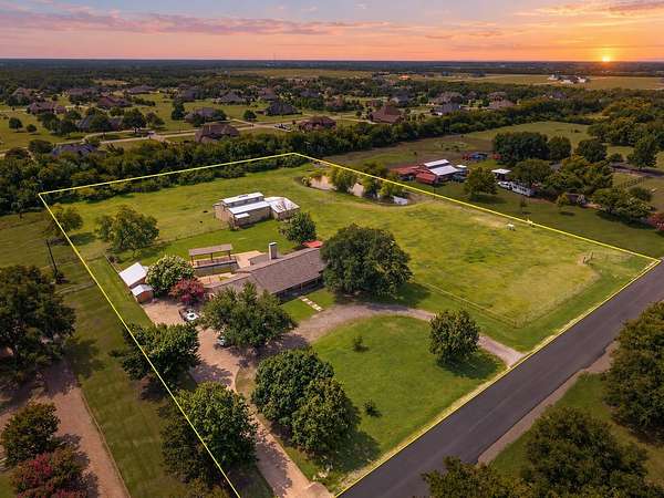 3.38 Acres of Land with Home for Sale in McLendon-Chisholm, Texas