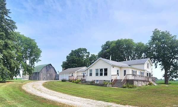 5.4 Acres of Land with Home for Sale in Cromwell, Indiana