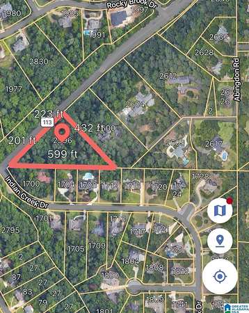 2 Acres of Residential Land for Sale in Mountain Brook, Alabama