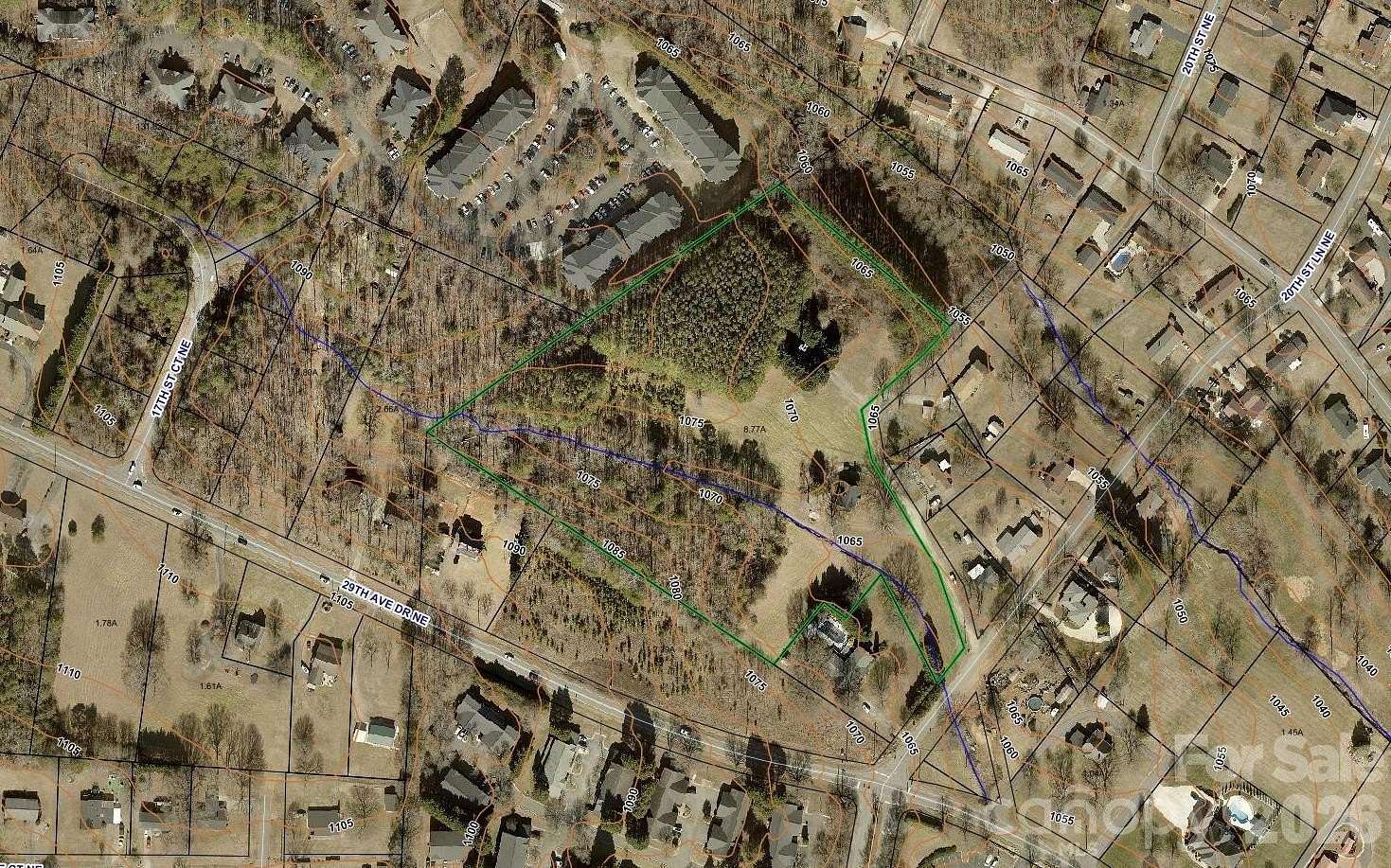 8.77 Acres of Residential Land for Sale in Hickory, North Carolina