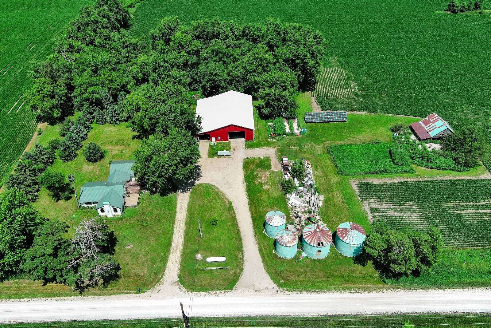 3 Acres of Land with Home for Sale in New Providence, Iowa