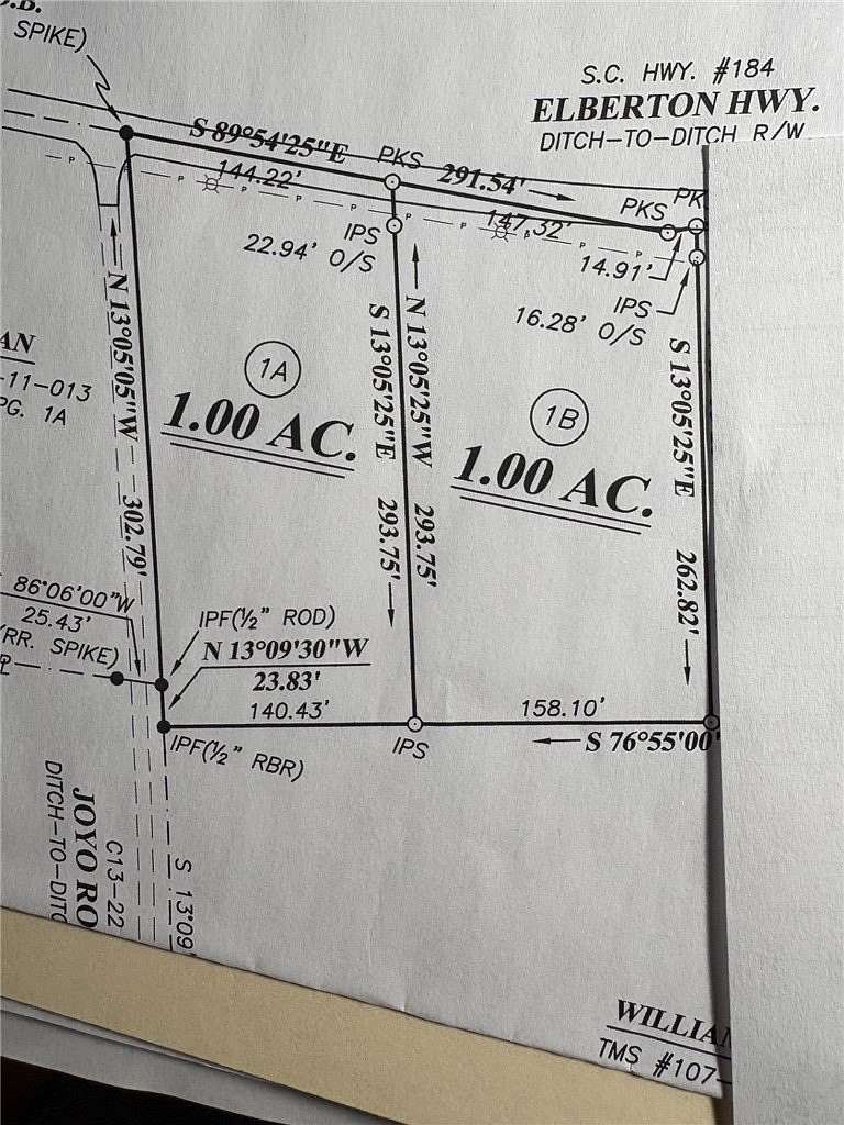 2 Acres of Residential Land for Sale in Iva, South Carolina