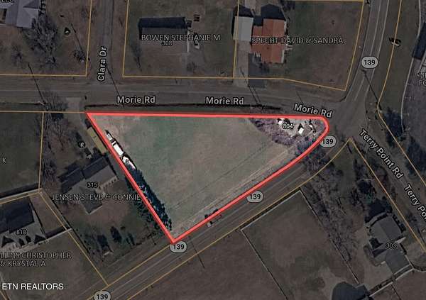 0.59 Acres of Mixed-Use Land for Sale in Dandridge, Tennessee