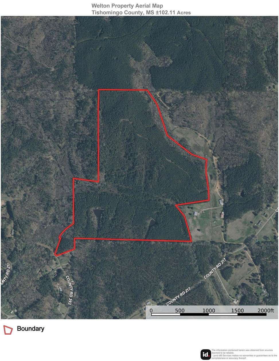 102 Acres of Land for Sale in Burnsville, Mississippi