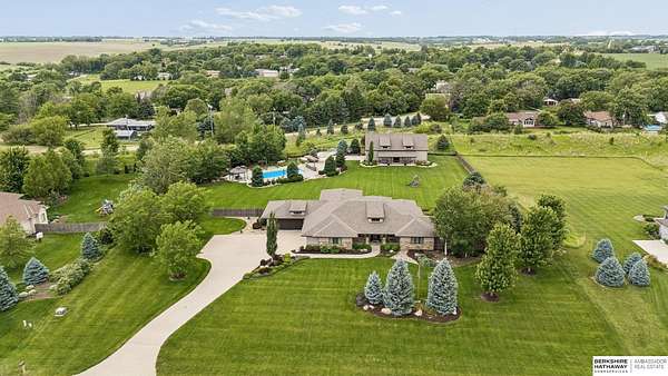 2.43 Acres of Land with Home for Sale in Bennington, Nebraska