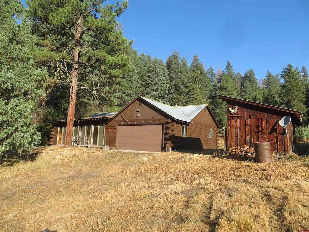 23 Acres of Recreational Land with Home for Sale in Pagosa Springs, Colorado