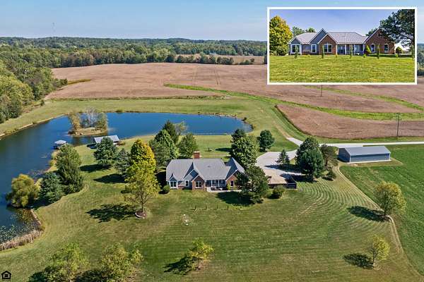 17.5 Acres of Land with Home for Sale in Mount Gilead, Ohio