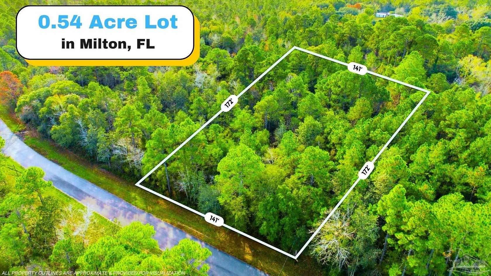 0.54 Acres of Land for Sale in Milton, Florida