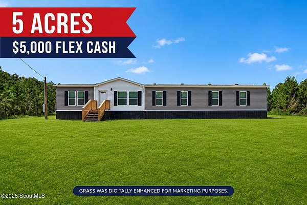 5 Acres of Land with Home for Sale in Ludowici, Georgia