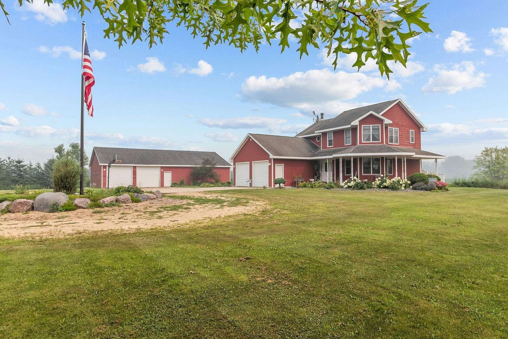 15.1 Acres of Land with Home for Sale in Bear Creek, Wisconsin