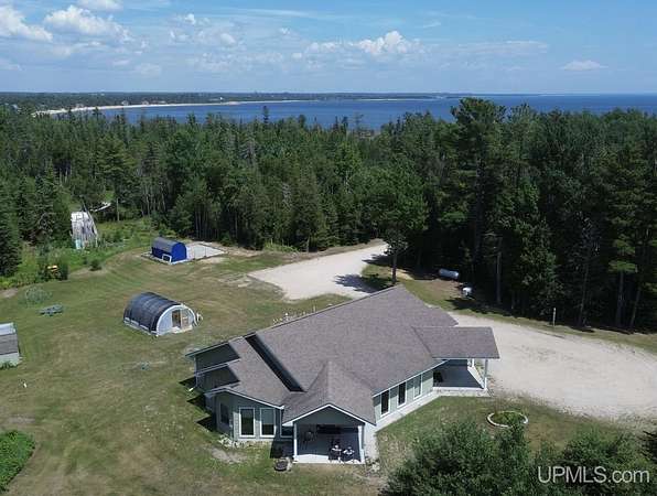 6 Acres of Land with Home for Sale in Manistique, Michigan