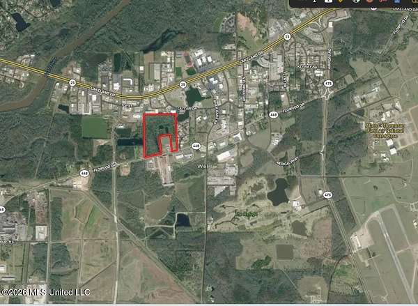 44.8 Acres of Commercial Land for Sale in Flowood, Mississippi
