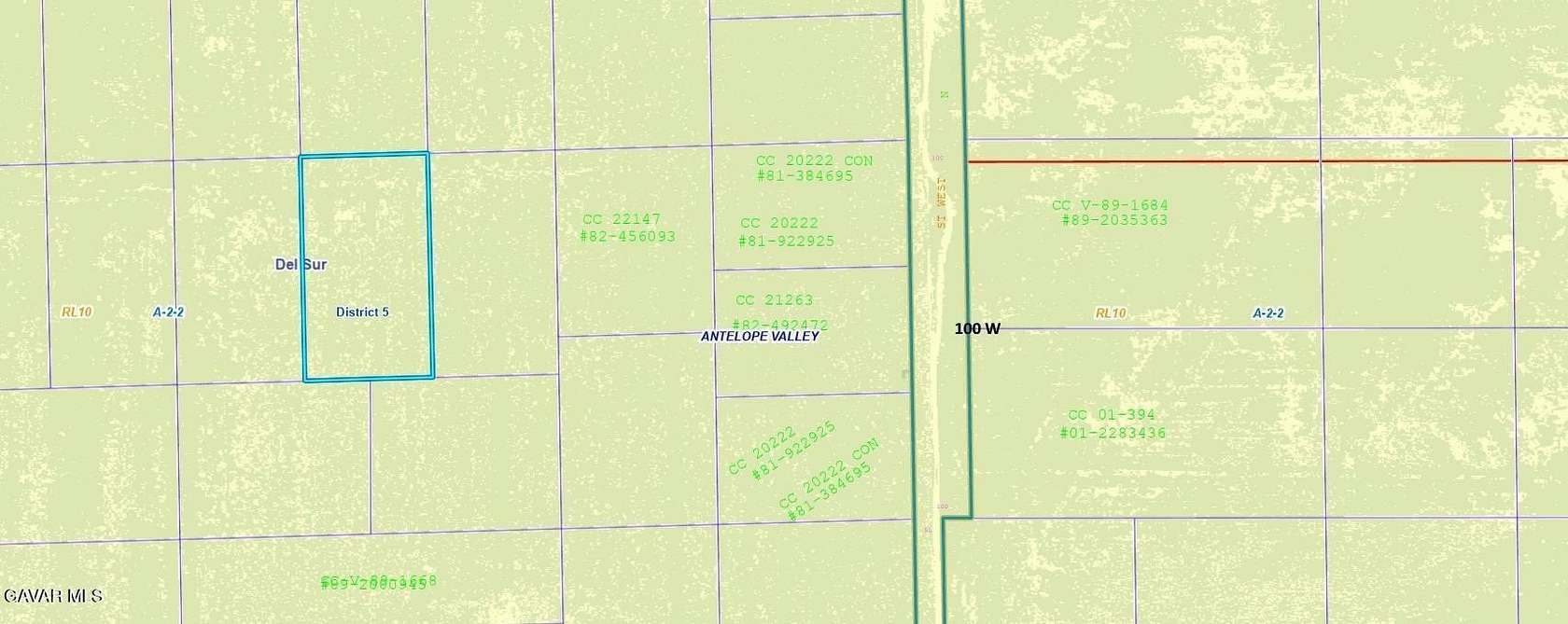 2 Acres of Land for Sale in Lancaster, California