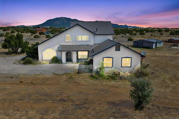 5 Acres of Land with Home for Sale in Edgewood, New Mexico