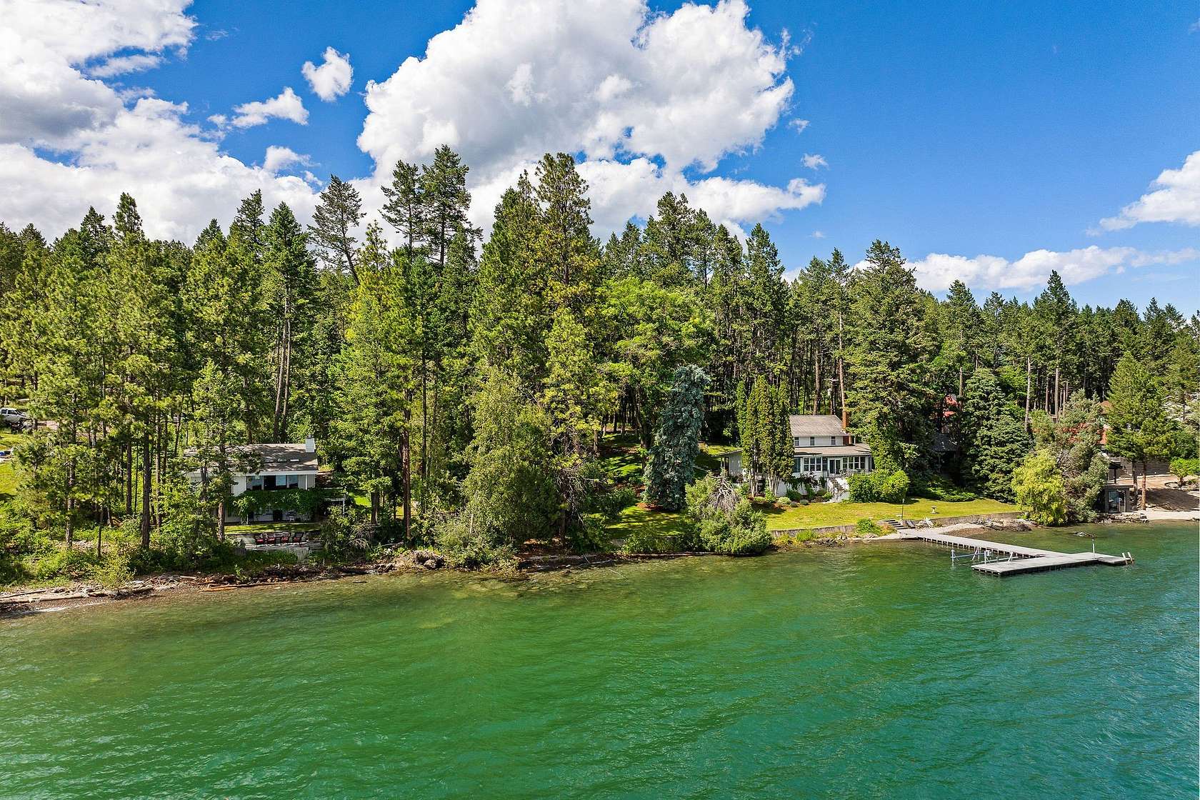4.8 Acres of Land with Home for Sale in Lakeside, Montana