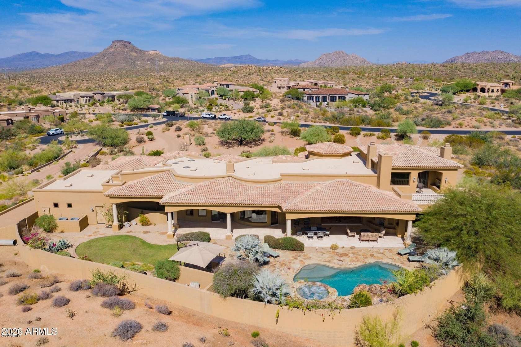 2 Acres of Land with Home for Lease in Scottsdale, Arizona