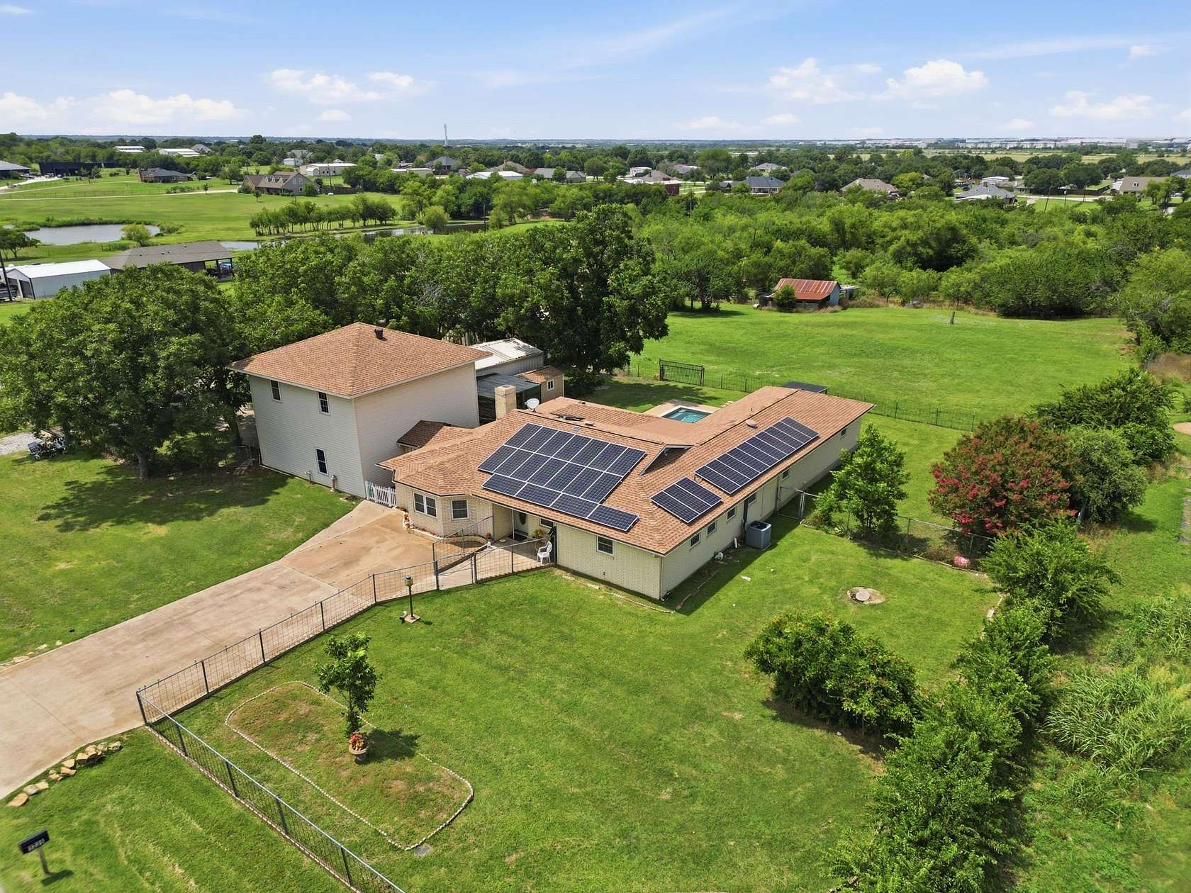 6.8 Acres of Land with Home for Sale in Haslet, Texas