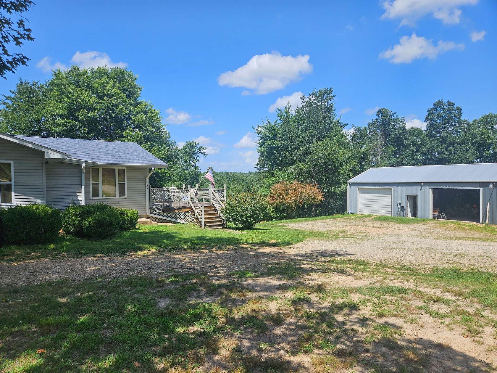 38.3 Acres of Agricultural Land with Home for Sale in Birch Tree, Missouri